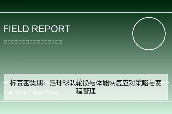 杯赛密集期：足球球队轮换与体能恢复应对策略与赛程管理